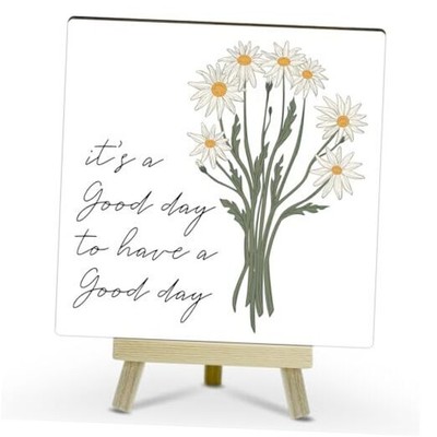 Boho Floral Office Decor for Women, Cute Desk Accessories, today is a Good Day 