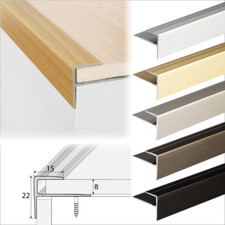 180cm Anodised Aluminium Stair Edge Nosing -Trim Step Nose- Edging Trim  A60