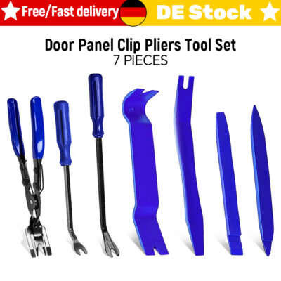 7pc Auto Tool Demontage Innenverkleidung Entferner Clipheber Zange KFZ Reparatur