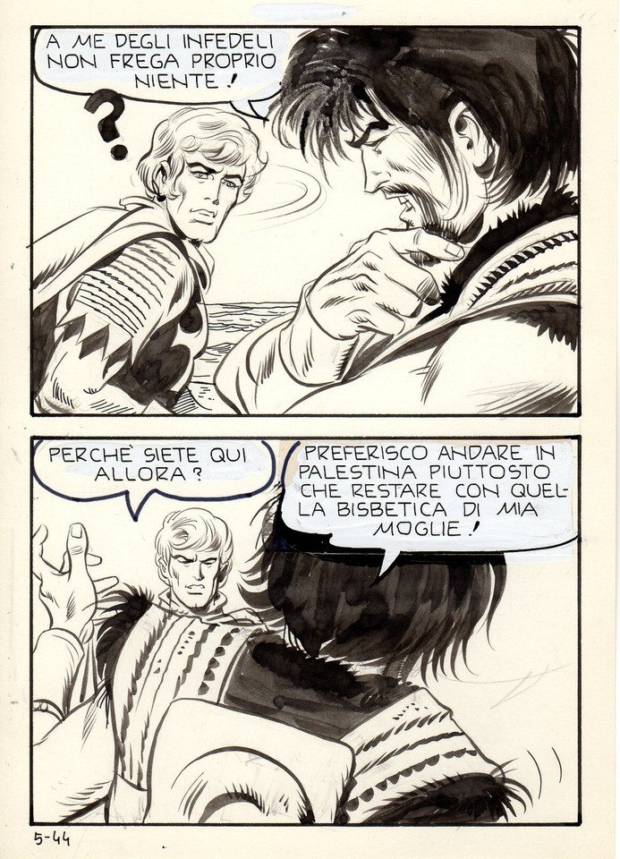 LEONE FROLLO - ORIGINAL LUCIFER TABLE Comic Art