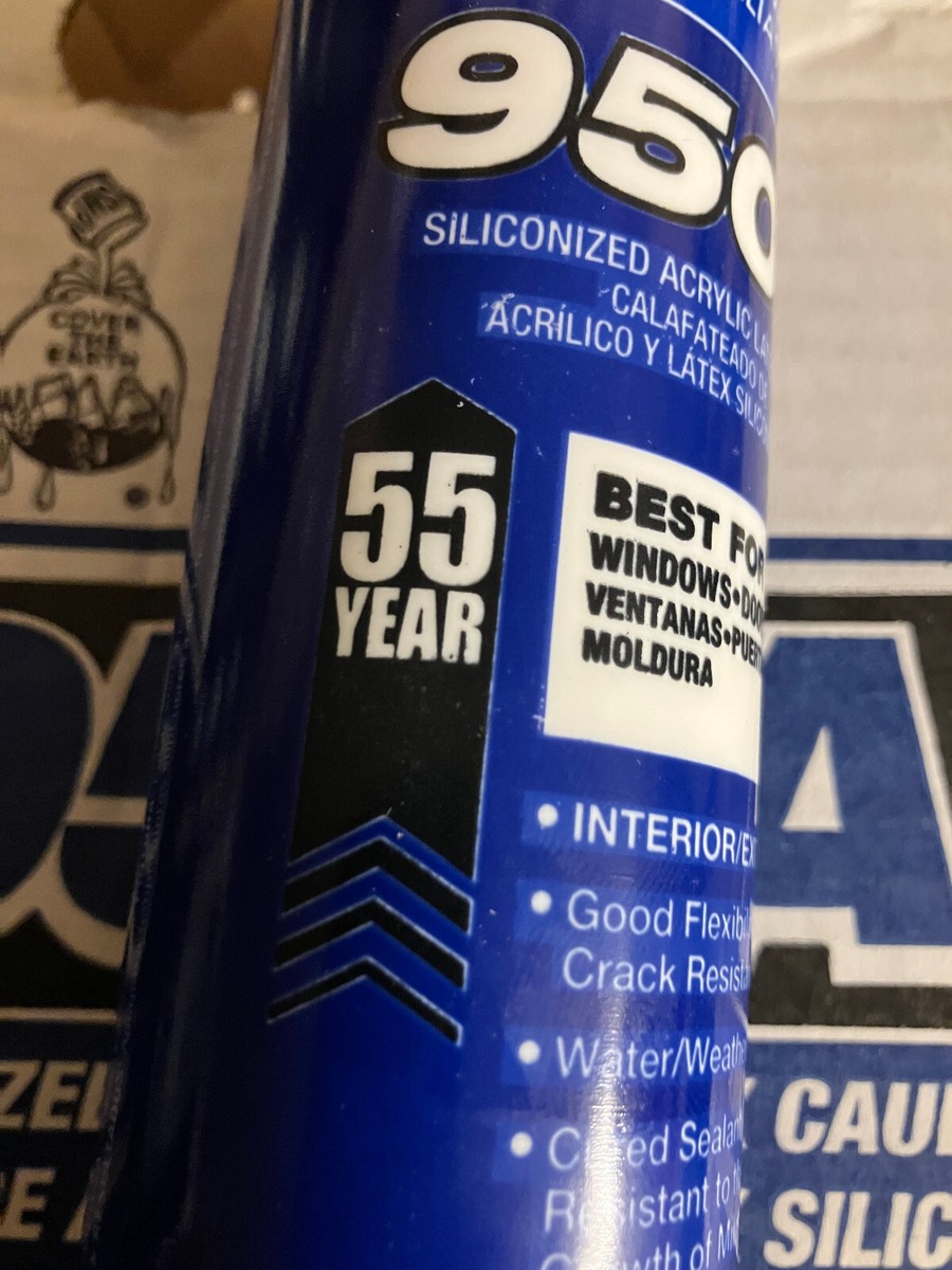 LOT OF 2 Sherwin Williams 950A Silicon Acrylic Latex Caulk 10.1oz