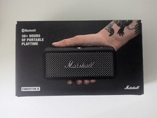 MARSHALL Emberton II Bluetooth Lautsprecher- Black and Steel- Wasserfest