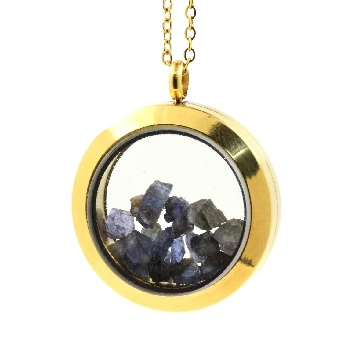 Pendant Sapphire Stone Handcrafted Necklaces & Pendants
