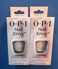 2 pcs OPI Tri-Flex Nail Envy Strengthener, Nail Polish, New Formula, Pick Color