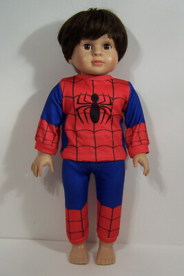 Spiderman Halloween Pajamas Doll Clothes For 18  American Girl or Logan (Debs)