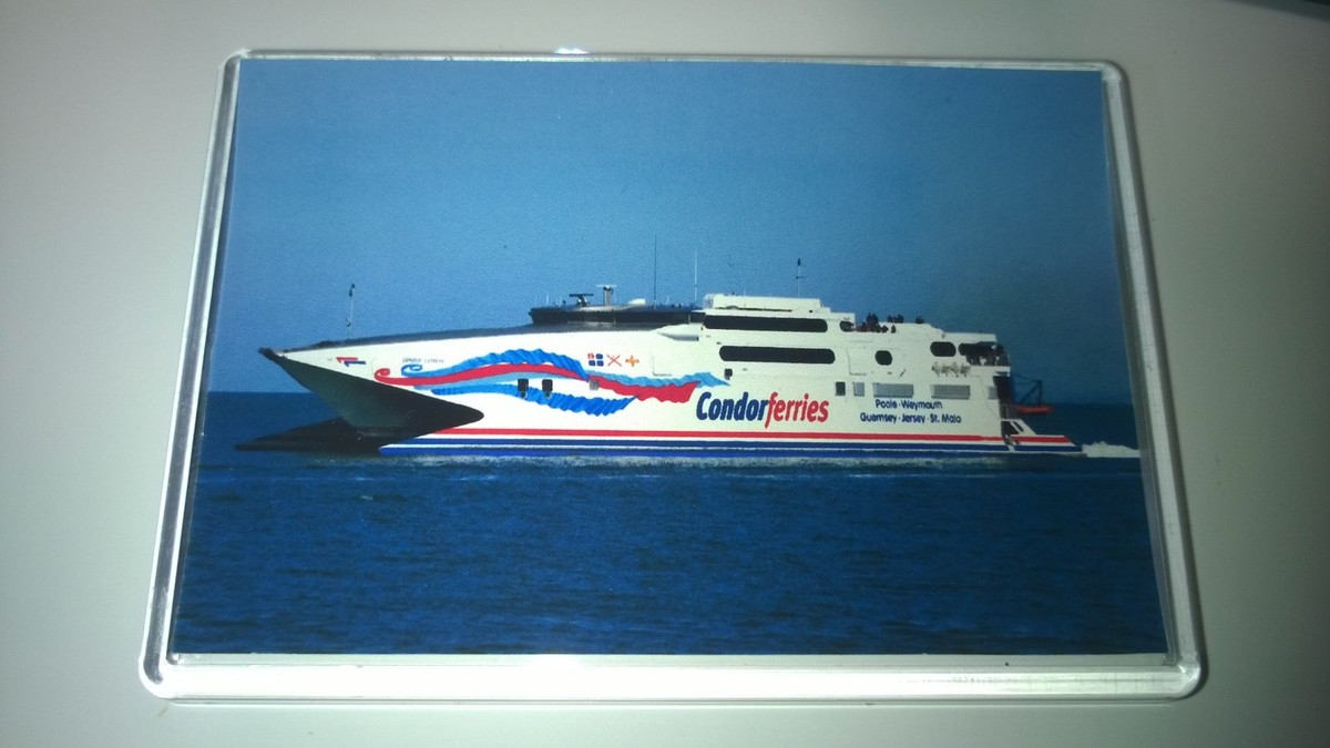 Condor Ferries CONDOR EXPRESS Large Fridge Magnet Fast Ferry Incat