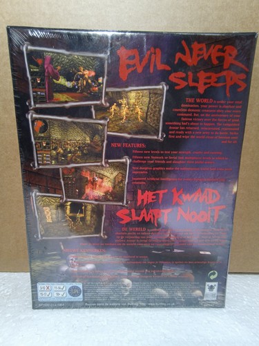 Dungeon Keeper: The Deeper Dungeons PC Big Box, NEW Factory Sealed! VGA Ready! - Picture 2 of 8