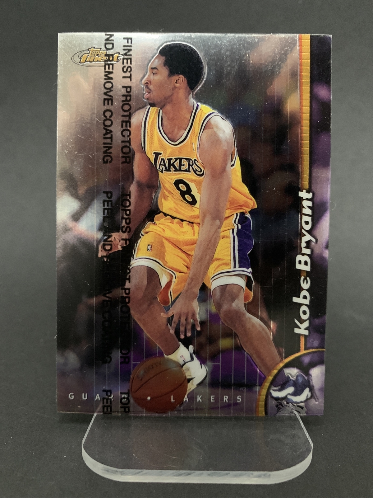 1998-99 Topps Finest Kobe Bryant Non Refractor LOS ANGELES LAKERS 