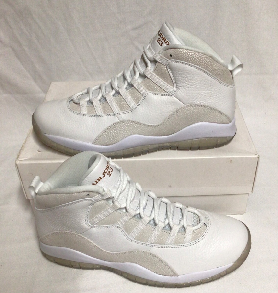 Buy Size 11.5 - OVO x Air Jordan 10 Retro White online | eBay