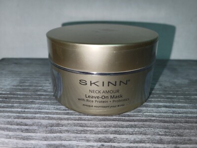 SKINN  Neck Amour Rich Protein and Probiotic Leave-on Neck Mask New Sealed 4oz 