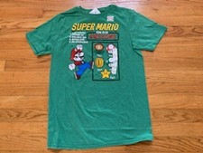 Nintendo Super Mario Bros Graphic Tee Boys Size M