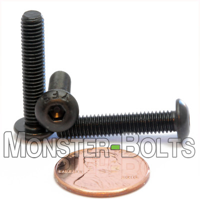 #ad #ad #10 32 Button Head Socket Cap Screws Alloy Steel w Black Oxide US SAE Fine $7.06