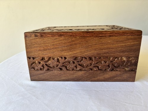 Rosewood Urn Box for Human Ashes,Cremation Funeral Urns Box, Decorative Urns,Pet - Picture 4 of 13
