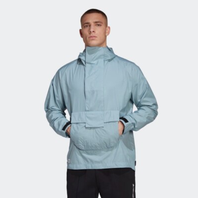 adidas TERREX Made to Be Remade ANORAK Jacket Magic Grey HA7691