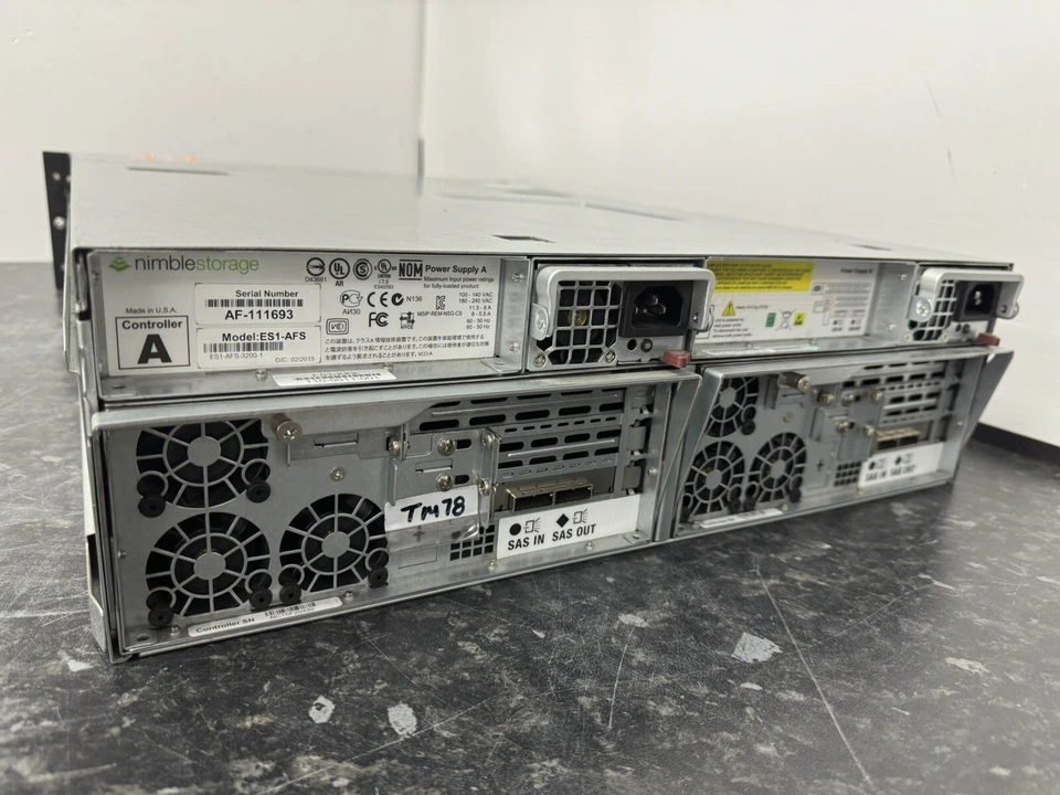 Nimble Storage 2U SAN Expansion Array 6Gb/s SAS ES1-AFS NO Storage included - Image 4 of 4