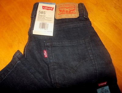 LEVI'S 505 10 REG 25 X 25 STRAIGHT REGULAR FIT Boy's Youth Levi
