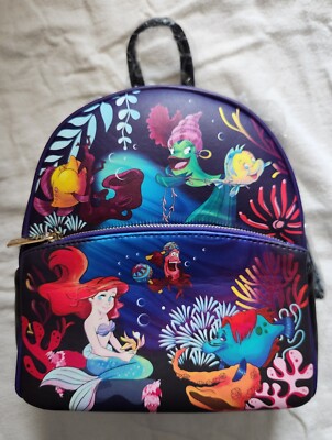 danielle nicole ariel mini backpack Disney Little Mermaid Ariel Danielle Nicole MINI BACKPACK PALM Pink A La  Mode