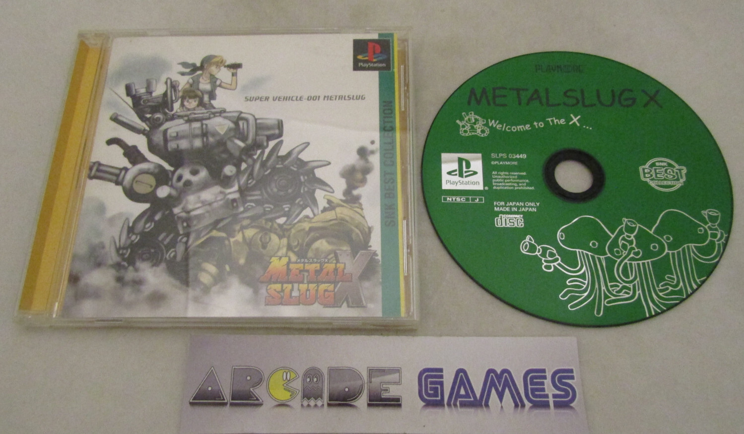 METAL SLUG X PLAYSTATION PS1 NTSC JAP (vendeur pro)