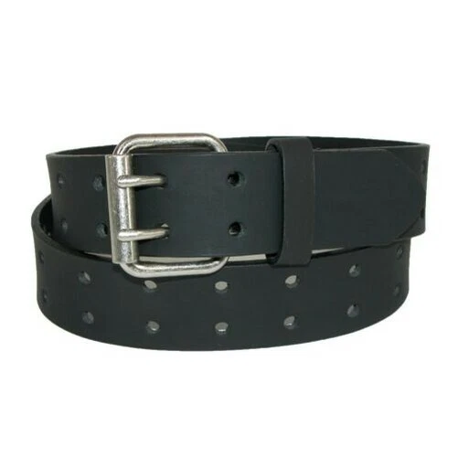 Neuf Dickies Homme Cuir Deux Trou Double Volet Bride Ceinture - Photo 1/1