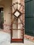 antique english bamboo hall tree umbrella stand mirror chinoiserie 19th century