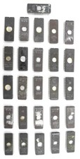 Lot Of TWENTY-FIVE Used TMS, Signetics, Fujitsu, Atmel Etc 27C256 EPROM IC's. EP