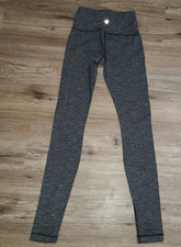 Lululemon size 4 Leggings High Wunder Under Textured Black