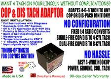 COP / DIS TACH ADAPTER, convert COP or DIS-pack ignition to any 4-8-cyl Tach