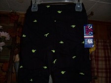 GARANIMALS BOYS DINOSAUR THEME SHORTS SIZE 6 BLCK WITH ELASTIC WAIST FUN NEW
