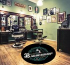 3D Kreis Zeiche H554 Barber Shop Spiel Rutschfest Matte Elegant Foto Teppich Sin