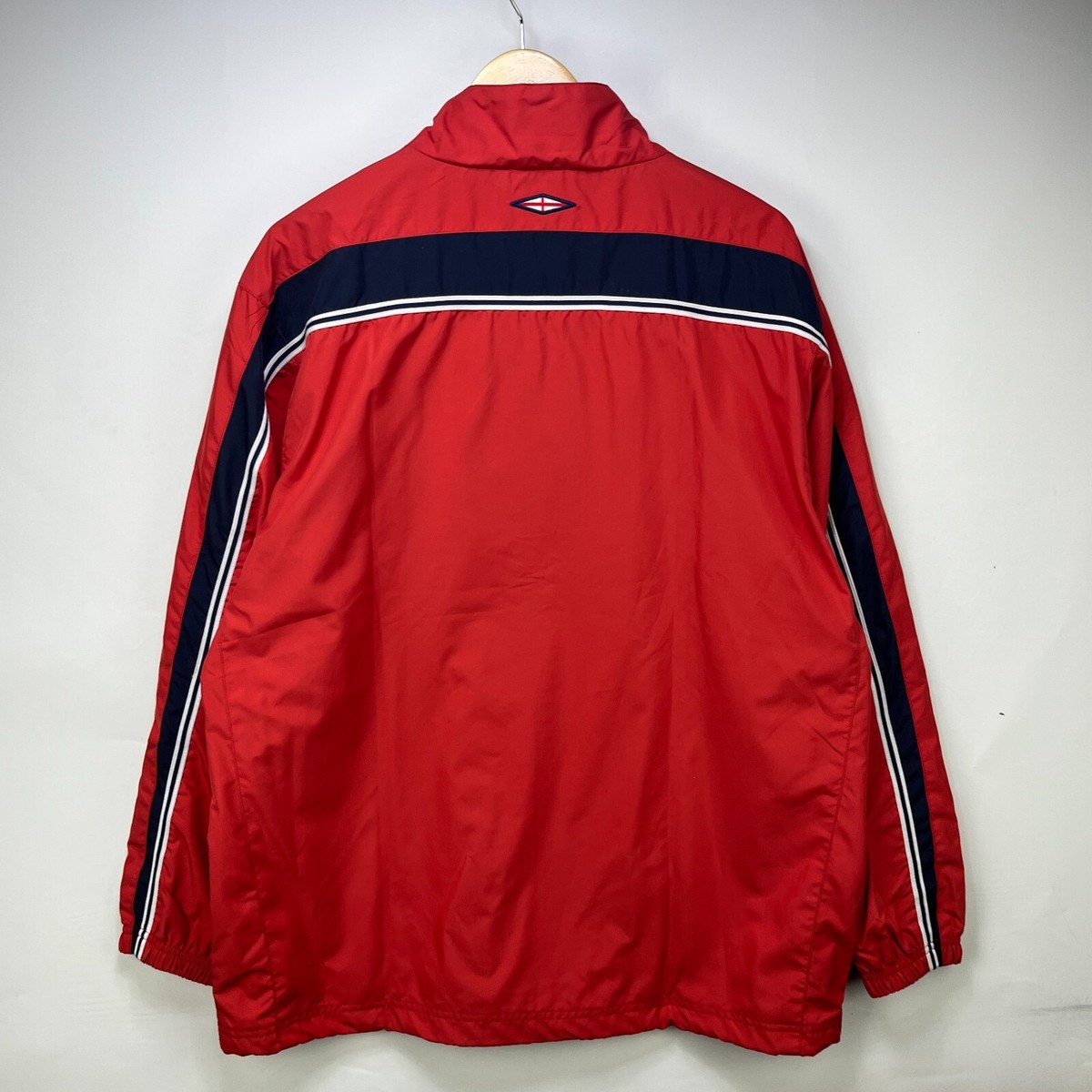 Vintage Umbro England Football Windbreaker Track Jacket Medium | eBay