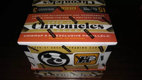 2020-21 Panini Chronicles Soccer H2 Hybrid Euro Hobby Box 3 Mini Boxes per