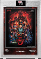 Topps Now Stranger Things 5 2025 Base Karte Card - STRA - limitierte Auflage - 3