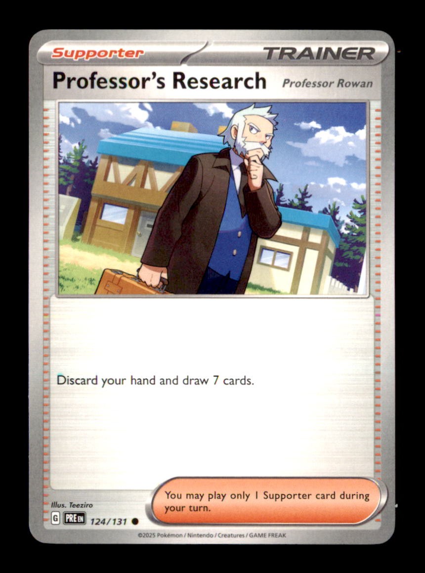 Professor's Research Professor Rowan Common SV: Prismatic Evolutions 124/131 NM