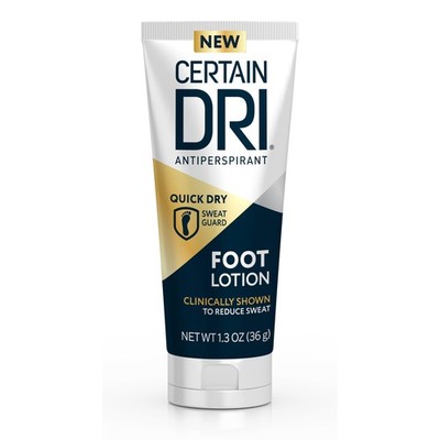 Antiperspirant Foot Lotion, 24-Hour Sweat & Odor Protection, Quick-Drying & N...