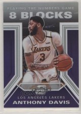 2019-20 Panini Contenders Optic Playing the Numbers Game Anthony Davis #30 3f0