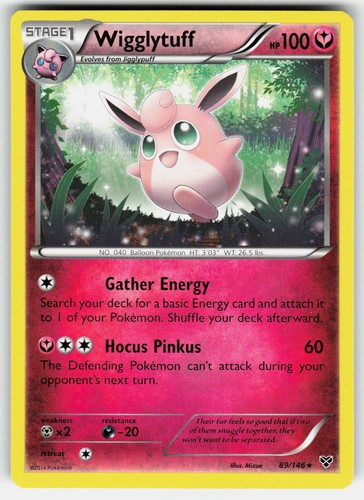 Wigglytuff 89/146 Rare XY Base Set Pokemon LP