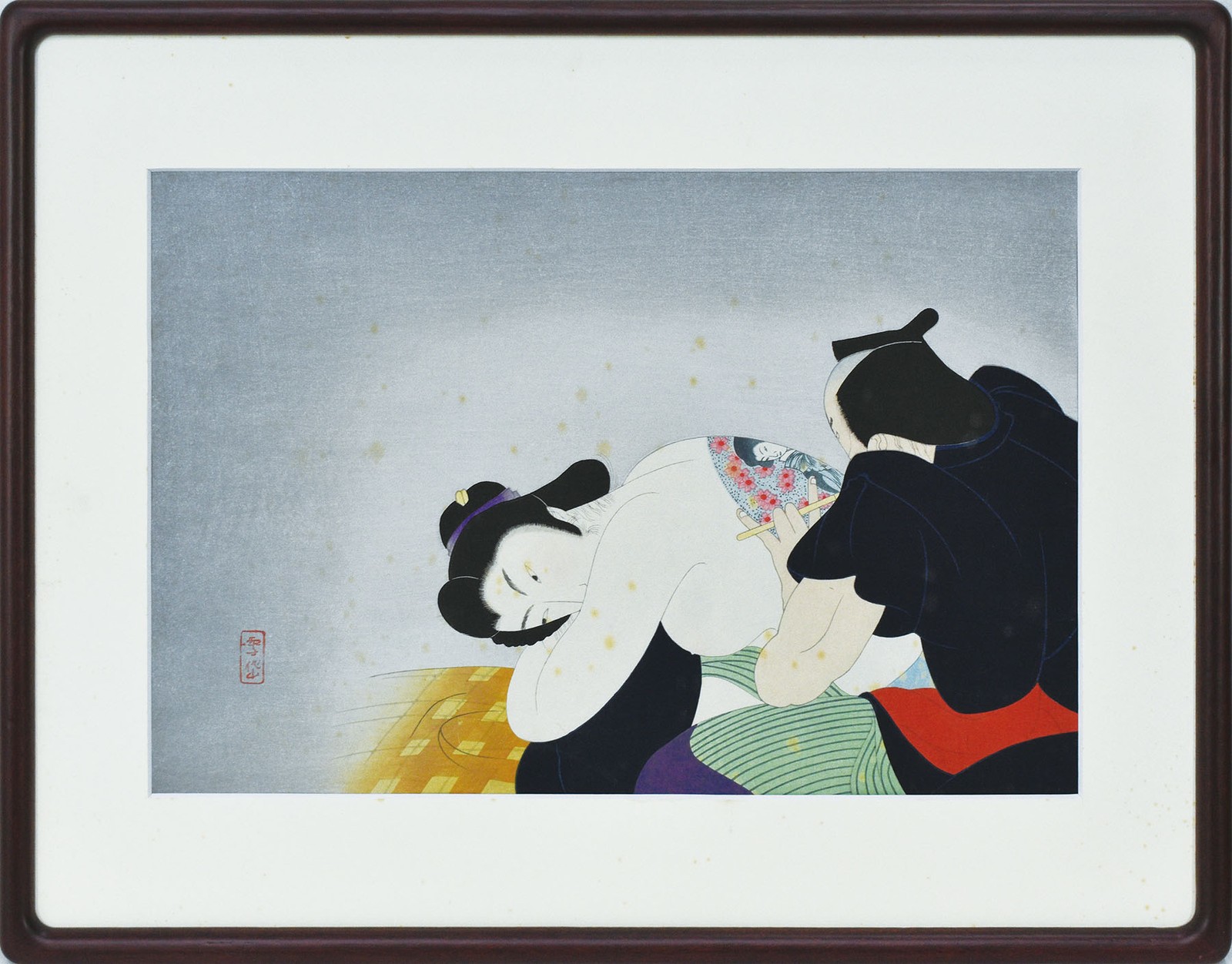 Settai Komura Woodblock Print Tattooed Oden Irezumi Limited Ed Takamizawa