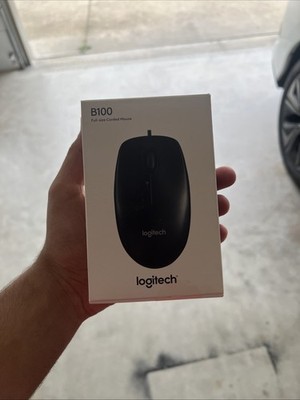 Logitech B100 (910-001439) Corded Optical USB Mouse