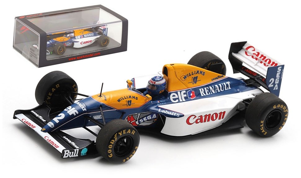 Spark S7476 Williams FW15C #2 Winner French GP 1993 - Alain Prost