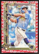 2025 Topps Holiday Red December 25th #H112 Sal Frelick /25