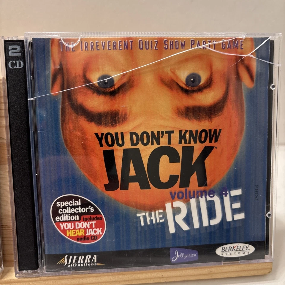 You Don't Know Jack Volumes 1 & 4 (PC, 1998) - Complete - New and Sealed Vol 1 - Image 4 of 4