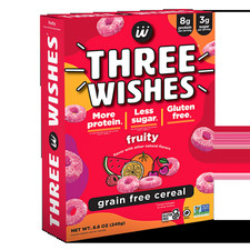 Three Wishes Grain Free Cereal, Fruity, Gluten-Free