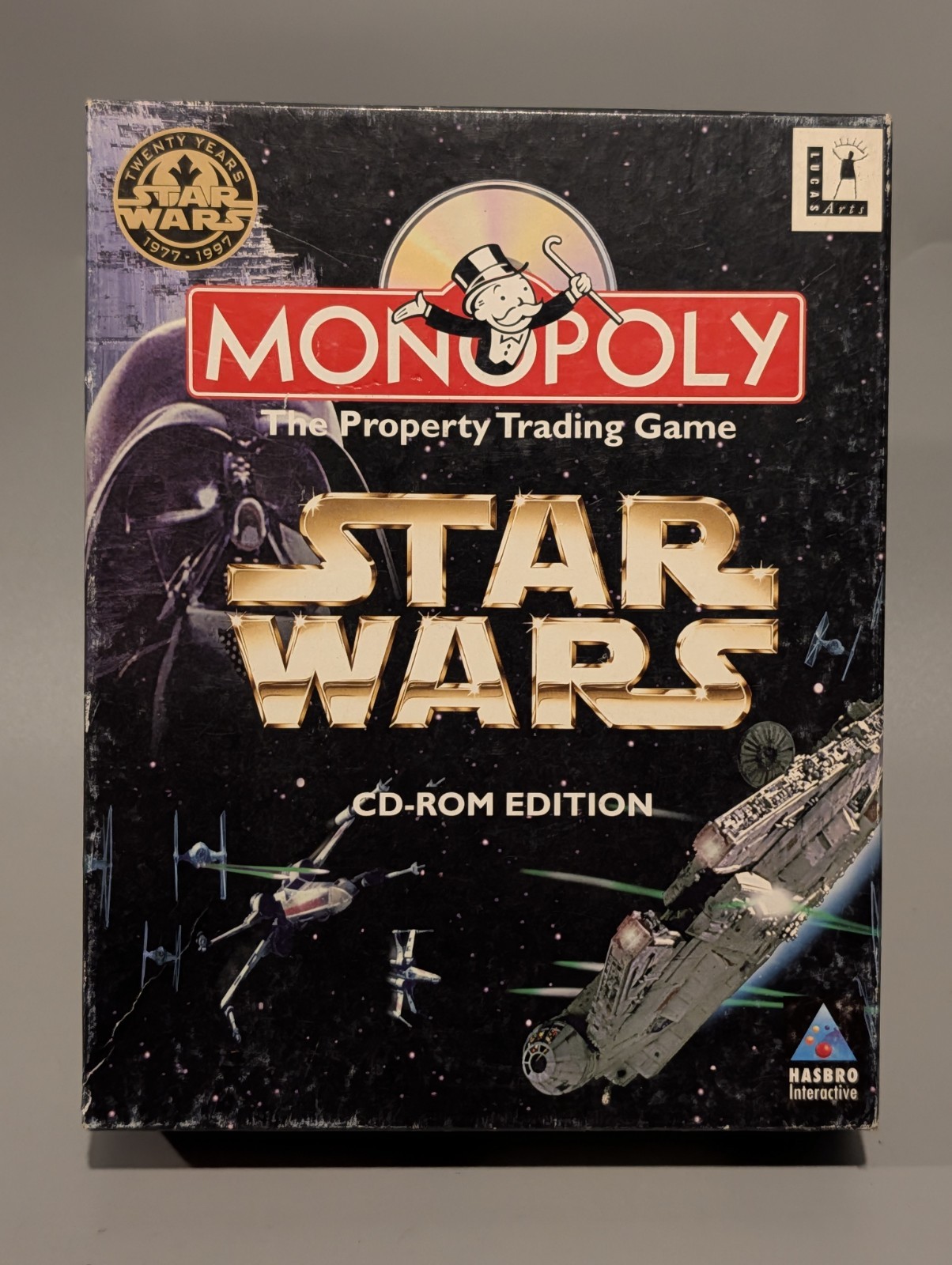 Star Wars Monopoly - PC - 1997 - CD-Rom Edition - Big Box VGC