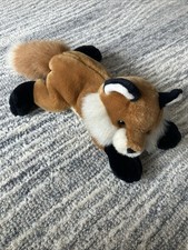 AURORA Floppies Pal Finley Fox Rare Realistic Stuffed Animal Laying