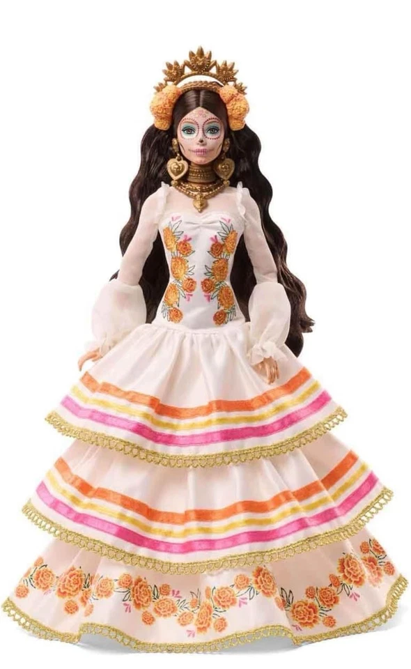 2025 BRAND NEW Barbie Dia Los Muertos JBJ05 MIB In Hand! GORGEOUS! - Image 3 of 4