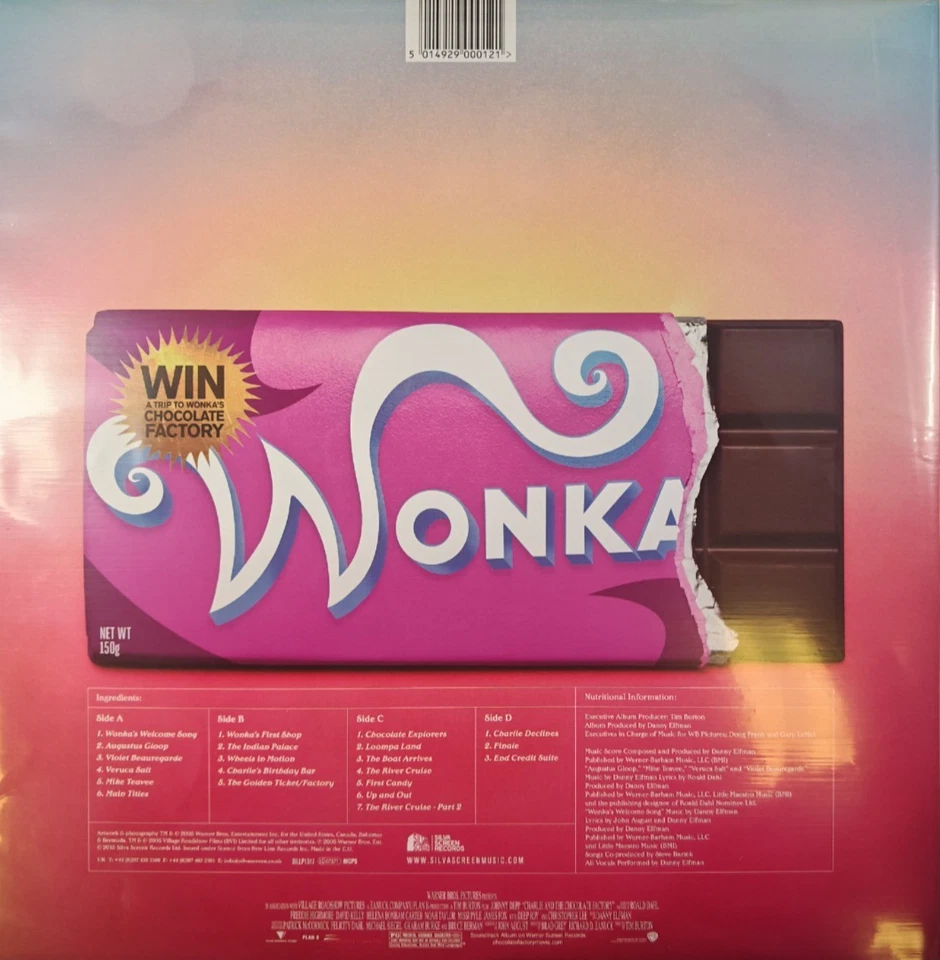 Danny Elfman Charlie And The Chocolate Factory OST LP Album Vinyl Record colour - Image 3 of 4