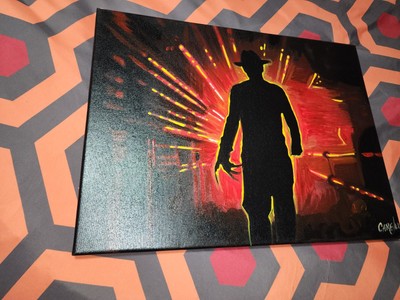 Freddy Krueger a Nightmare On Elm Street Cargill Painting 18 X 24