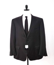  1,895 CANALI - Solid Gray Wool Blazer - 52L US