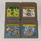 Nintendo Game Boy Lot of 4 - Yoshi Egg & Cookie & Mario Land 1 & 2 - DJcx176