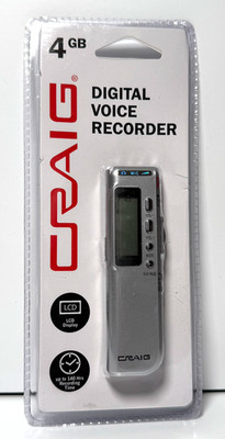 Craig Digital Voice Recorder Handheld 4 GB New - Never Opened